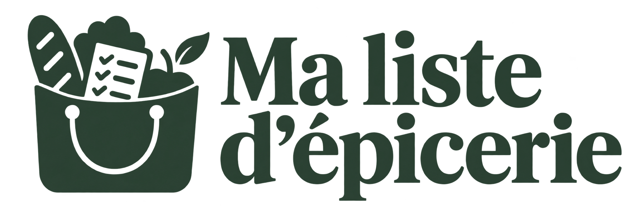 Ma liste d’épicerie